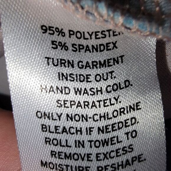 Halogen striped tie front faux wrap shirt top 1/1x - Picture 7 of 7